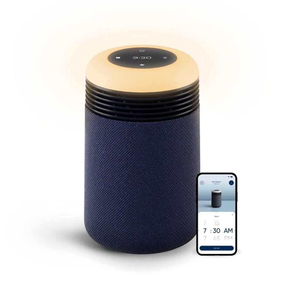 Blueair -  Mini Restful Air purifier and Sunrise Cloc Blue